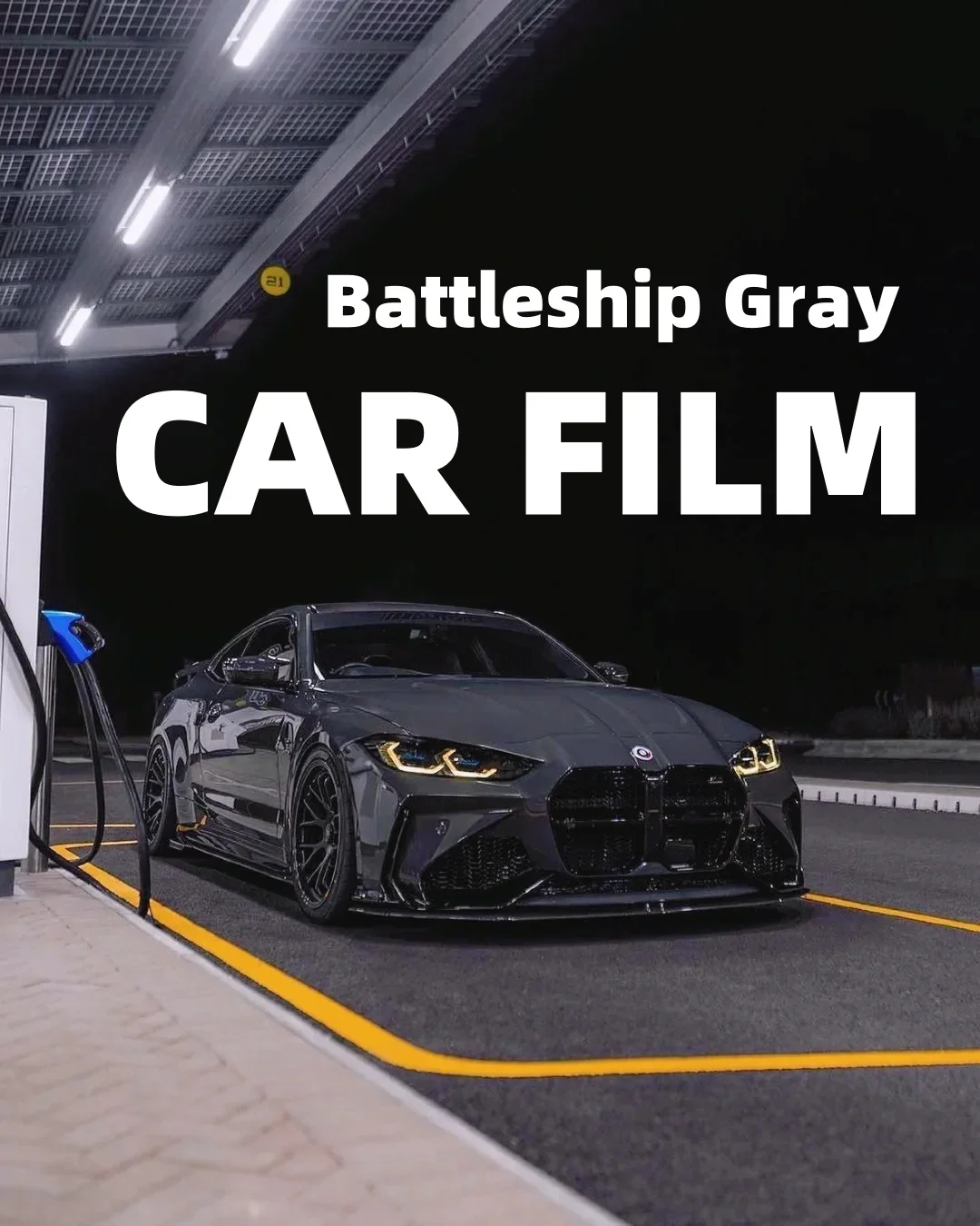 Battleship Gray Full Roll Colors Car Wrapping Vinyl Cars Accessories High Quality Full vehicle coverage All Models Anti-scratch