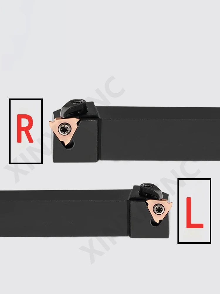 CNC Lathe Tool - Retaining Ring Shallow Groove Cutter with Large Clamp Plate CGBR2020K16/2525M32 Right-Hand Tool Holder