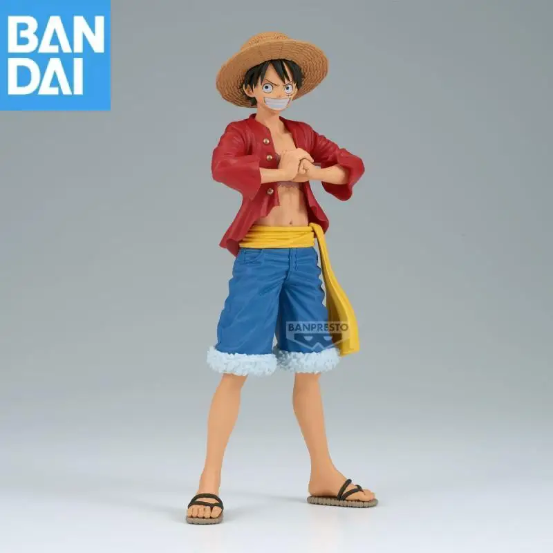 Echte BANDAI NAMCO BANPRESTO auf Lager One Piece DXF THE GRANDLINE Ruffy SPECIAL PVC 19 cm Figur Modell Sammler Figur Spielzeug