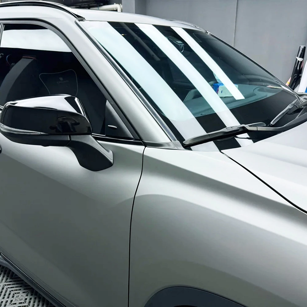 

ПЭТ матовая темно-серебристая автомобильная наклейка автомобильная упаковка виниловая наклейка аксессуары автомобильная пленка крышка обертка авто украшение кузова наклейка