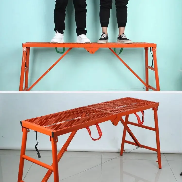 Round pipe decoration, horse stool thickening, folding, portable scaffolding construction, high stool, lifting platform