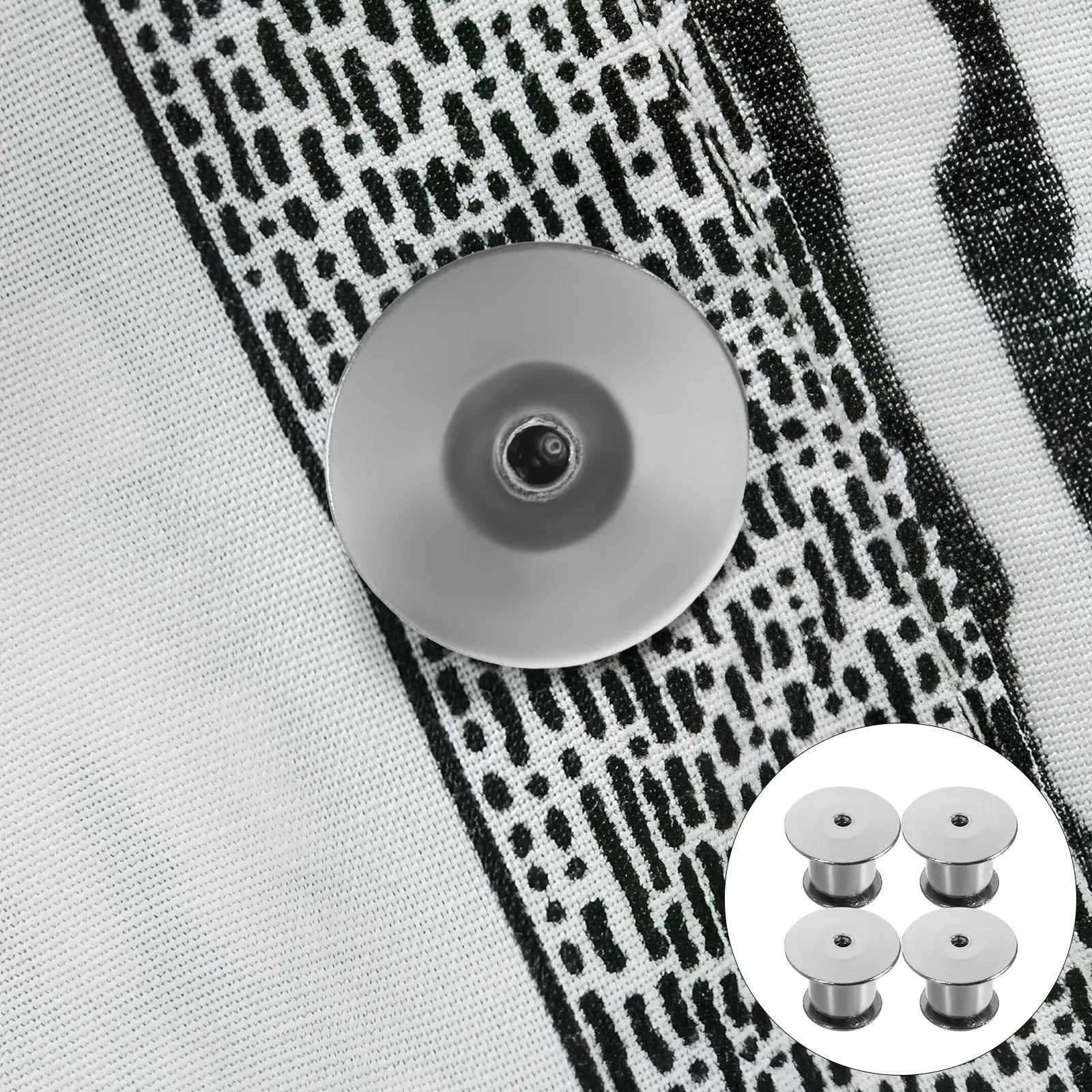 10Pcs Locking Pin Backs Metal Secure Clasp for Pins Name Tags Lanyards Bags Hats Badges Lapel Jewelry Card Holders
