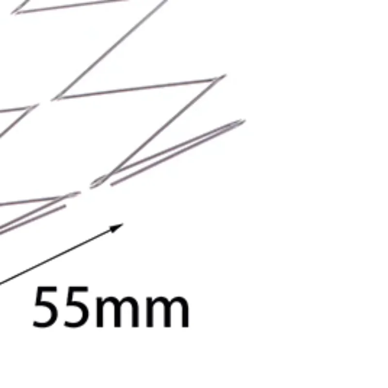 Image of 1/3 Stück Federstahl, Länge 300 mm, rechteckige Druckfeder, Drahtdurchmesser 1,2 mm, quadratische Feder, flache Feder