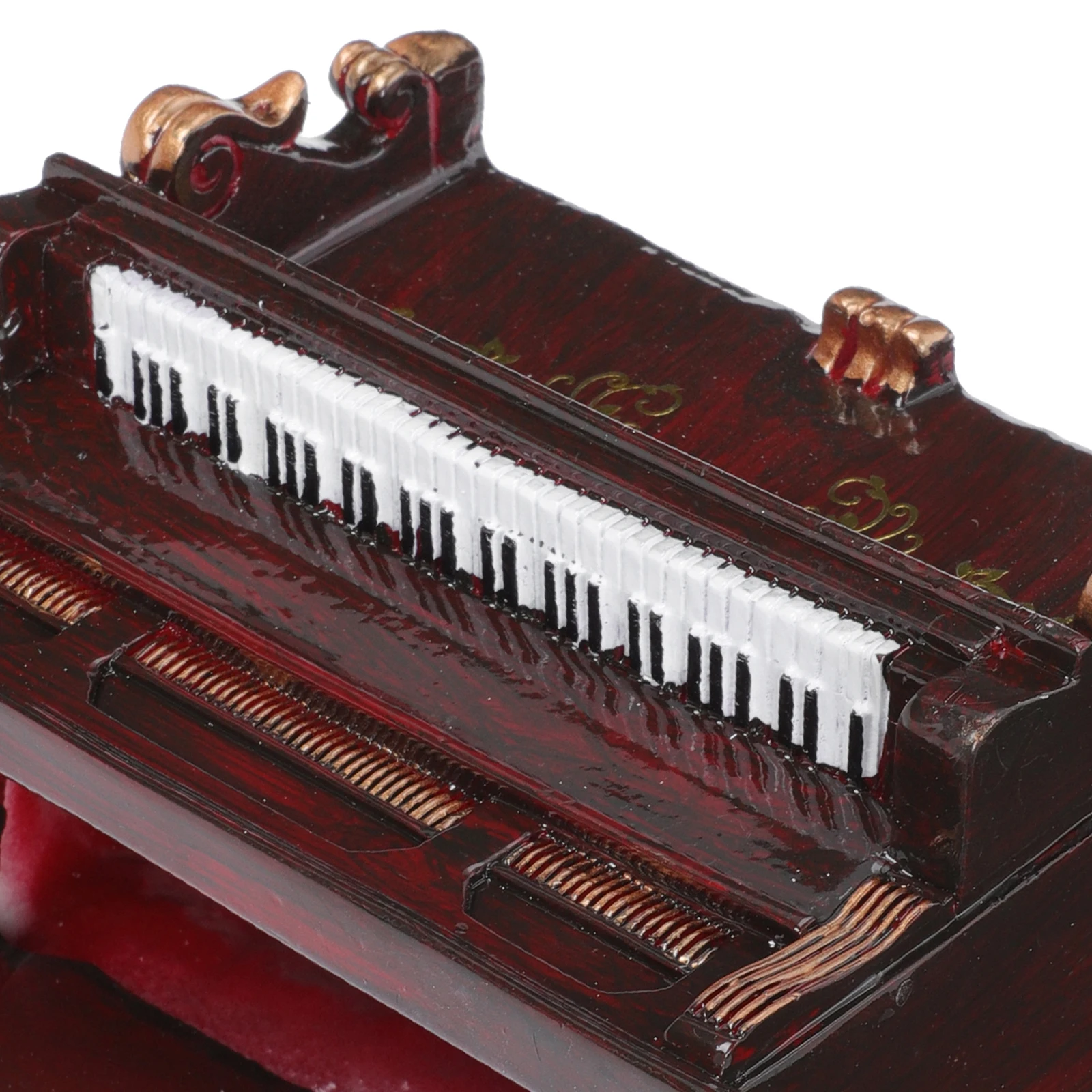 

1Pcs Piano Shaped Succulent Planter Resin Mini Flowerpot for Cactus Plants Desktop Decoration Bright Creative Design Modern