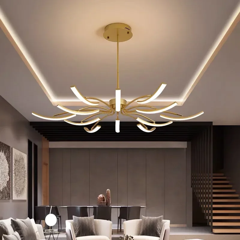 Modern Led Ceiling Light for living room bedroom study room Adjustable New Led Chandelier Lighting Fixture Kitchen island Lustre