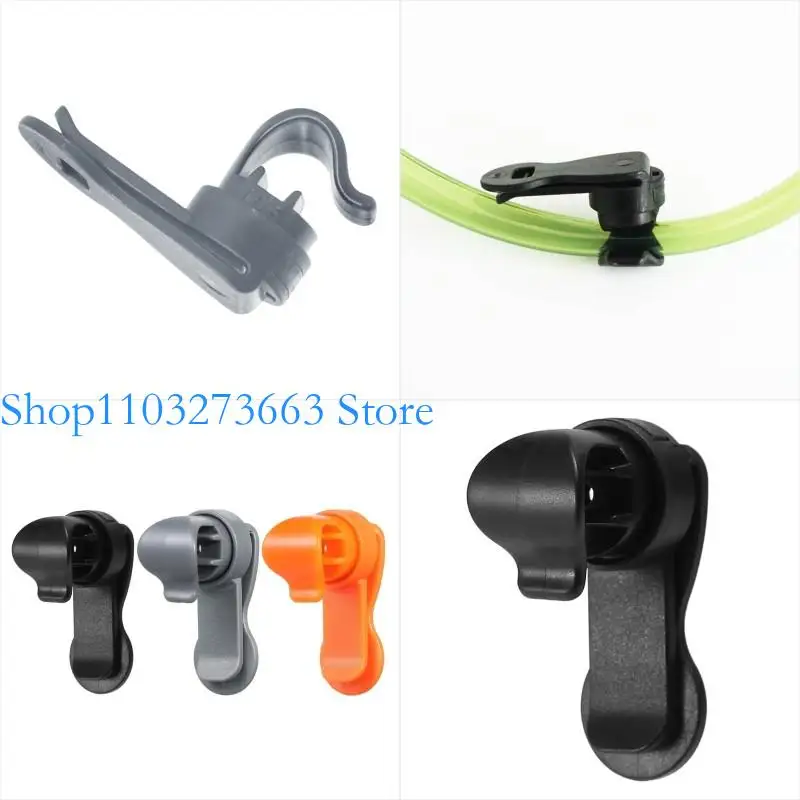 

R6FE Universals Tube Clip Removable Hydratation Pack Clamp Backpacks Clip for Outdoor Bladder Tube