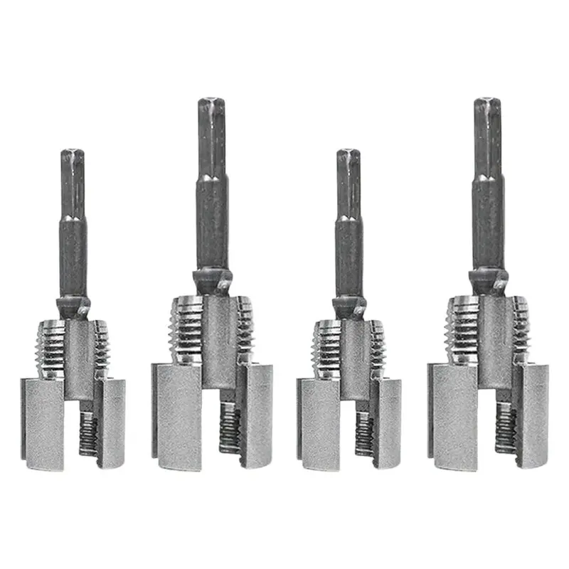 ABFU-Electric Drill Compatible Pipe Threading Tool, Integrated Internal& External 1/2Inch+ 3/4Inch Threader Kit