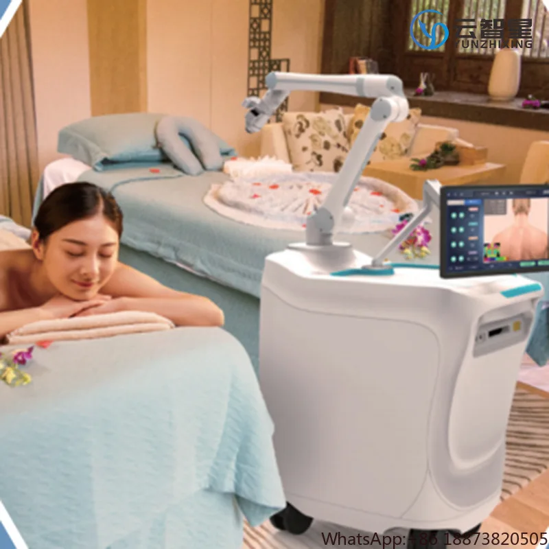 Massage Robot Moxibustion Tech Back-massaging Robot Camera and Sensor Array Hands-free Human  Massages Robot