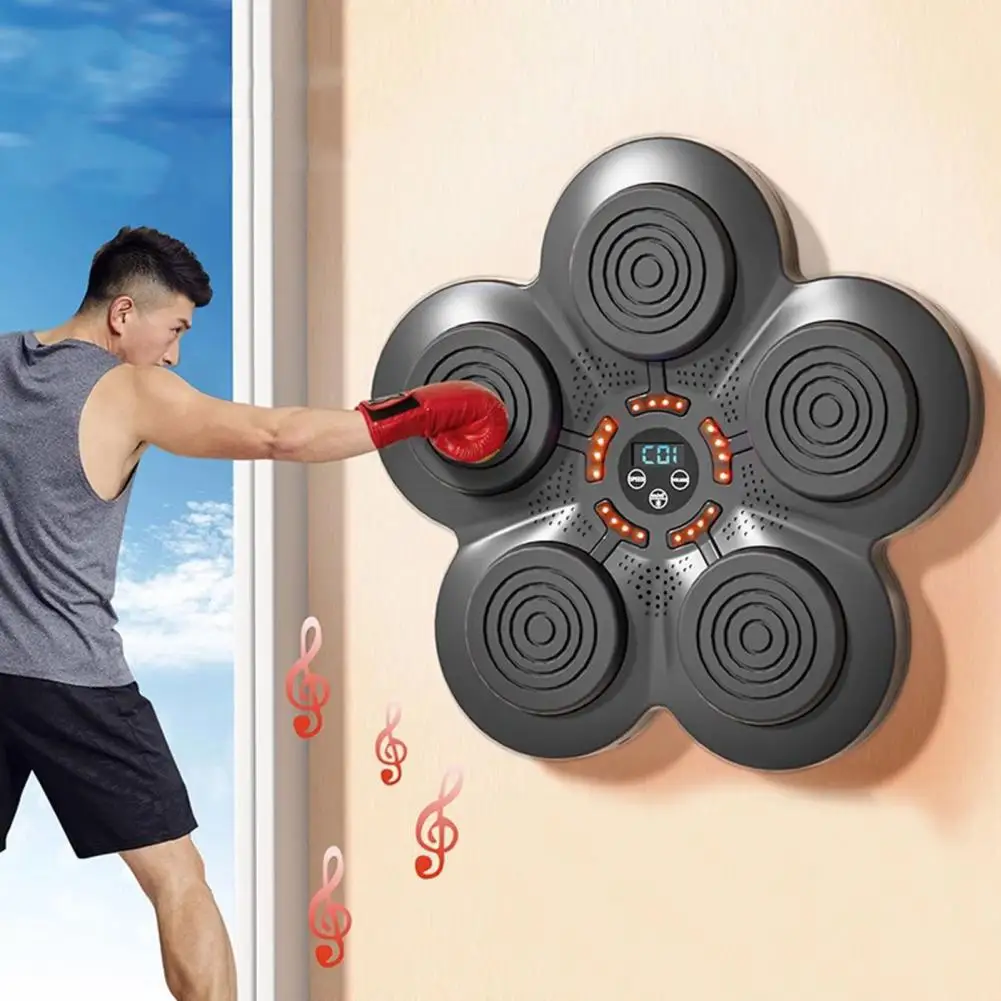 Smart Bluetooth-compatible Music Boxing Machine Speed Adjustable Wall Mounted Boxing Training Punching Equipment Boxing Target