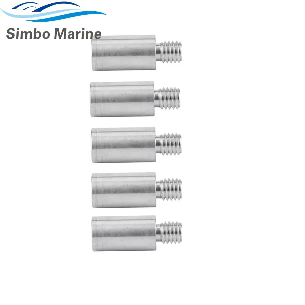 

5Pcs Zinc Saltwater Anode For Volvo Penta 2001 2002 2003 275 280 290 AD AQ AQAD BB D4 D5 D6 D7 D8 D9 D11 D12 DP 3838499 18-6001
