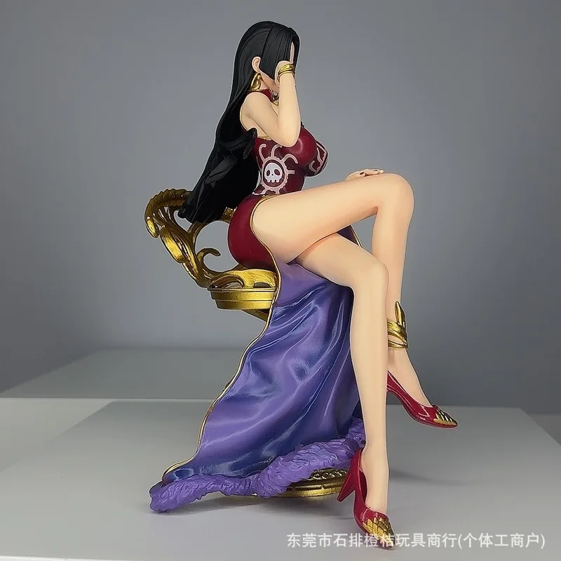 Bandai One Piece Gk Jt Sofa Empress Hancock Seated Pose Empress Boxed Figure Model Display Piece Action Figures Gift For Boys