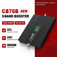 5 Bands Mobile Top Selling Repeater 2G 3G 4G B1B3B7B8B28/B20 Amplifier GSM Cell Phone Signal Enhancer LTE 900Mhz 1800MHz 2100MHz