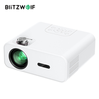 BlitzWolf BW-V5 Max LED Projector Android 9.0 Physical 1080P Resolution 9000 Lumens 6D-Keystone Correction Home Theater Video