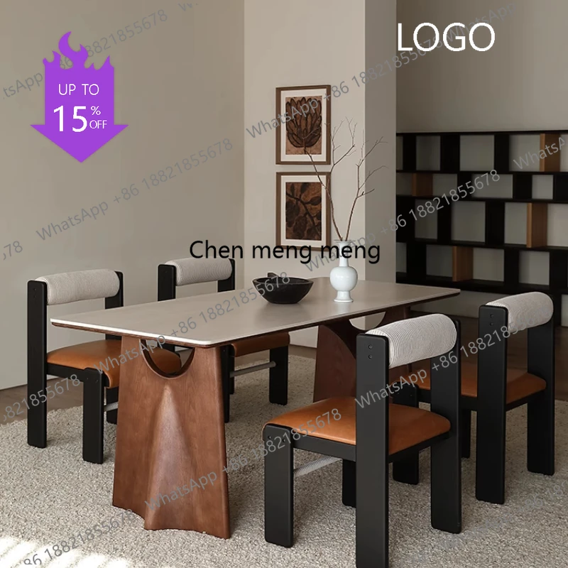 Mesas de Comedor Italianas de Estudio D80, Mesas de Comedor Cuadradas de Madera, Mesas de Comedor Modernas, Cocina de Lujo, Mesas de Restaurante, Muebles para el Hogar