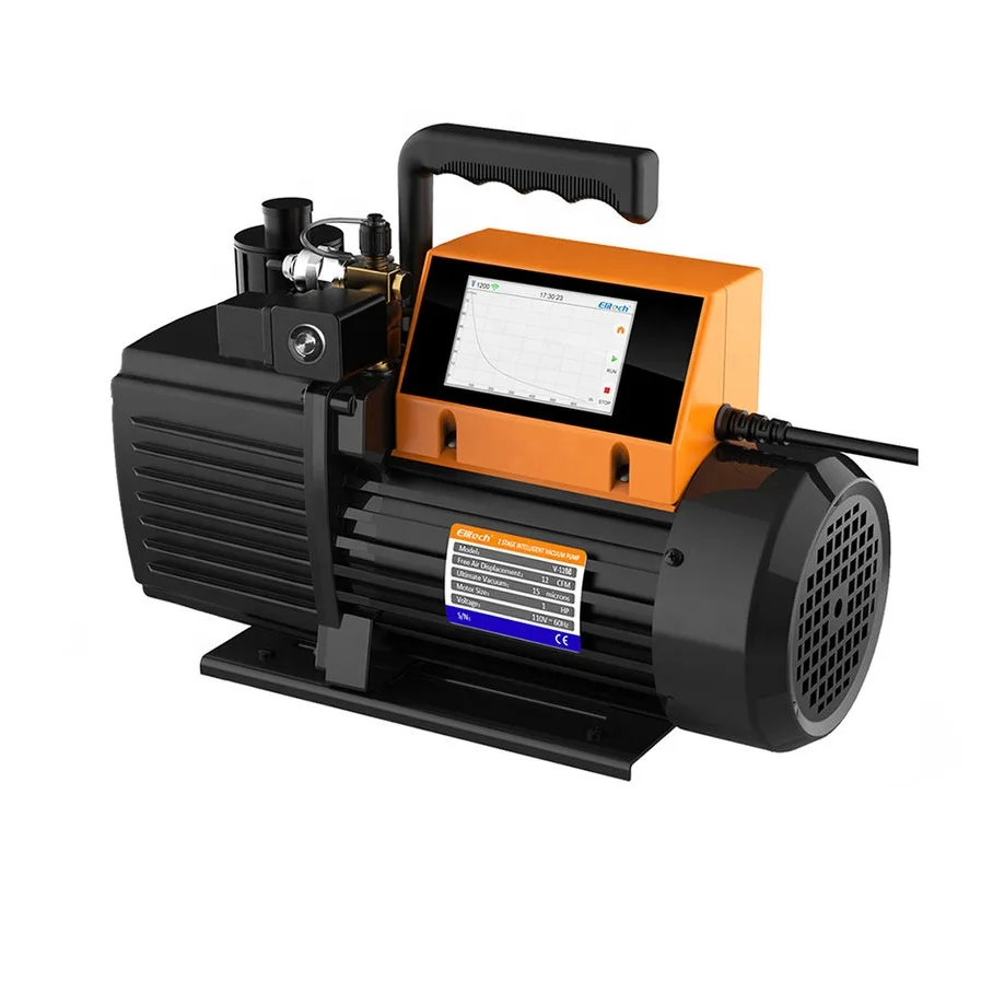 12 CFM Vacuum Pump 2 Stage Intelligent HVAC Vacuum Pump App Control R410a for Air Conditioner Refrigerant Air Tool