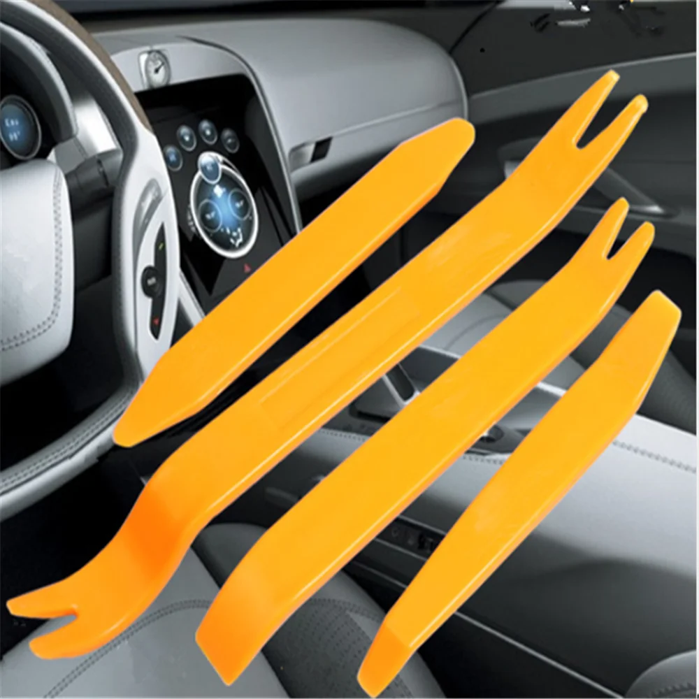 Kit 4 Peças de Grampos de Painel de Rádio e Acabamento de Porta para Abarth Stilo Ducato Palio Bravo Doblo