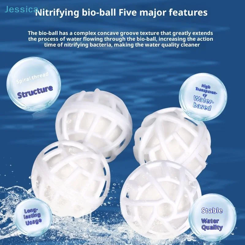♥ 10 Stück Aquarium-Nitrifizierungs-Bio-Bälle - Filtermedien für Fischbecken für nützliche Bakterien