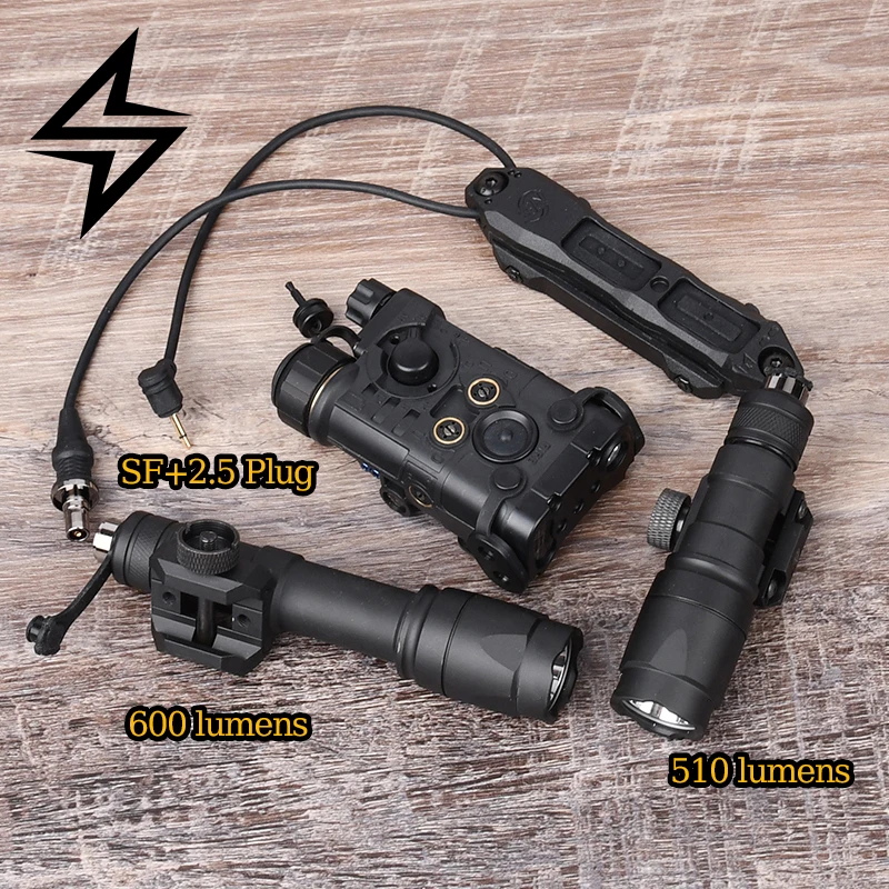 Tactical NGAL VIS Red/Green/Blue Infrared Aiming White LED M300 M600 Light Hunting LED Strobe Sight Flashlight Outdoor Equipment
