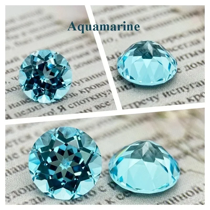 

Lab Grown Sapphire Multiple Color Round Shape Charms Gemstone for DIY Jewelry Making Bracelet Materials Selectable Certificate