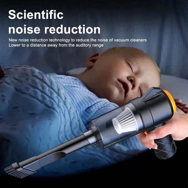 Xiaomi Mijia 6000pa Car Vacuum Cleaner High-power Multifunctional Blowing Suction Handheld Car Vacuum Cleaner For Car Home