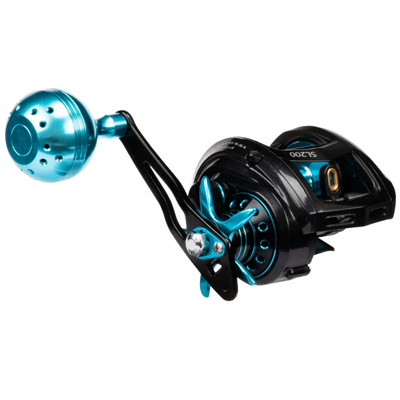 BM200 7.1:1 High Quality Baitcast Fishing Reel Hot Sale Water Resistant Wholesale Fishing Wheel Casting Metal Power Handle