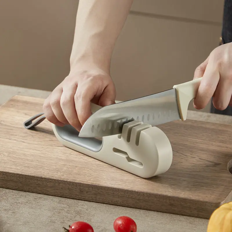 Multi-functional knife sharpener, household tool quick sharpening stone stick special kitchen artifact