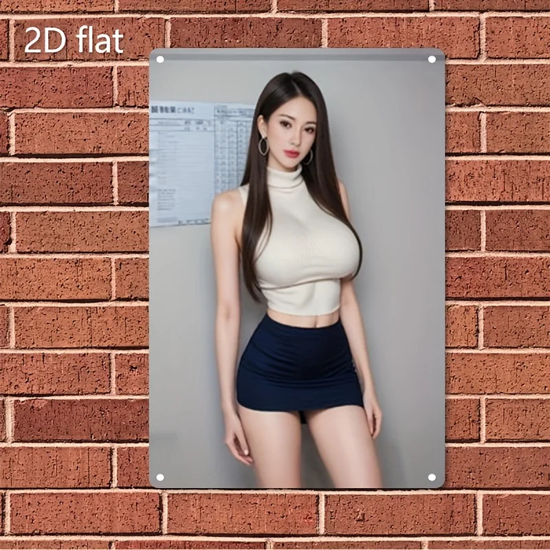 

Humor Art Promotional Metal Tin Sign 8x12 Inch, Waterproof Iron Wall Decor for Restaurant Bar Cafe - Rustic Vintage Home Decor