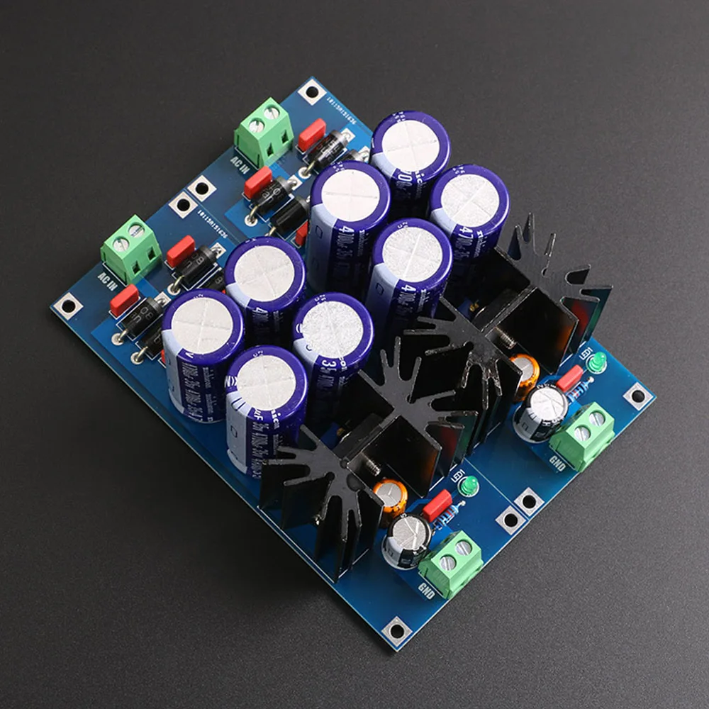 Adapted for 1pair Lt1084 High Power Linear Adjustable Regulated DC Power Supply Board HIFI Linear Power Supply