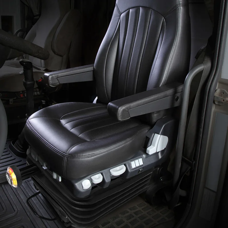 ممتص صدمات مقعد الوزن قابل للتعديل عالي التحمل مع غطاء غبار، هيكل قص، مناسب للشاحنات ومركبات البناء. #5