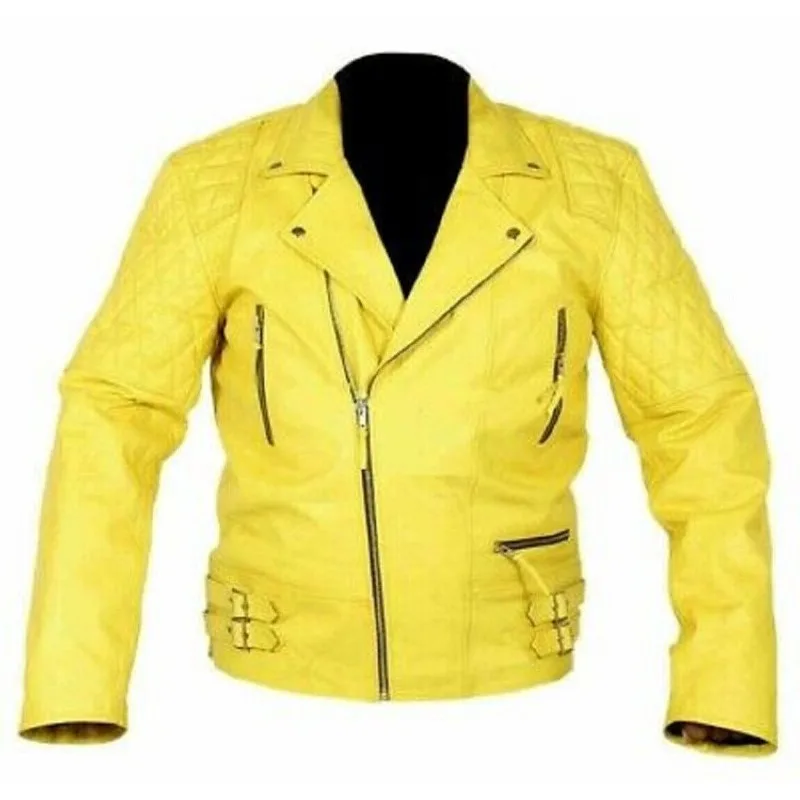 

Men's Real Lambskin Quilted Leather Jackets for Men's Motorcycle Jacket Fashion Trends