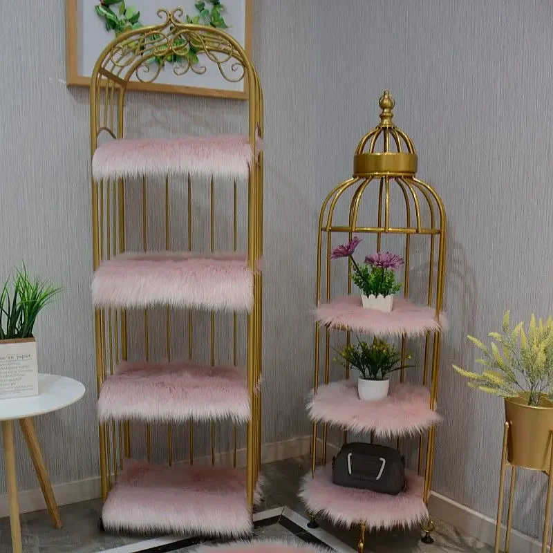 European Style Plush Dressing Table Cushion Shops Table Plush Decor Mats Chair Stool Cushion Desktop Cushion Shelf Decoration