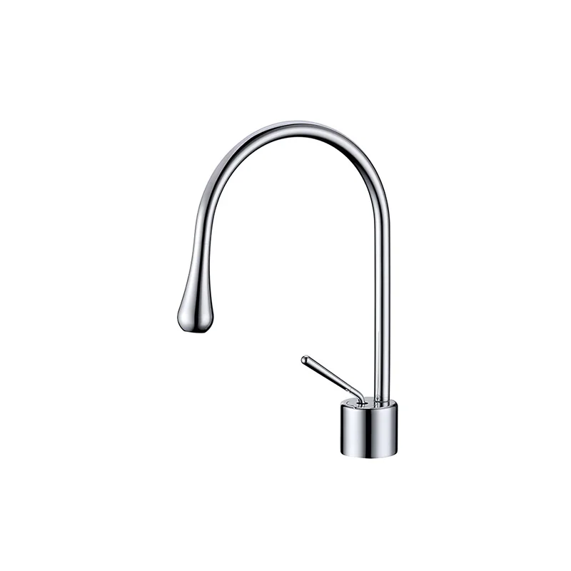 Factory Direct Sales Hot/Cold Bathroom Basin Faucet with Ceramic Valve Core Modern Design for Bedroom Use