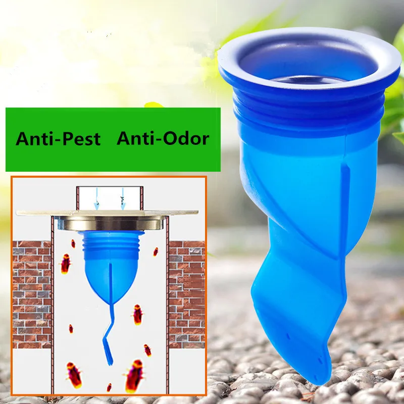 Silicone Anti-odor Floor Drain Core Anti-backflow Sealer Floor Drainer Pest Control Floor Drain Deodorant Core Pipe For Bathroom image 2
