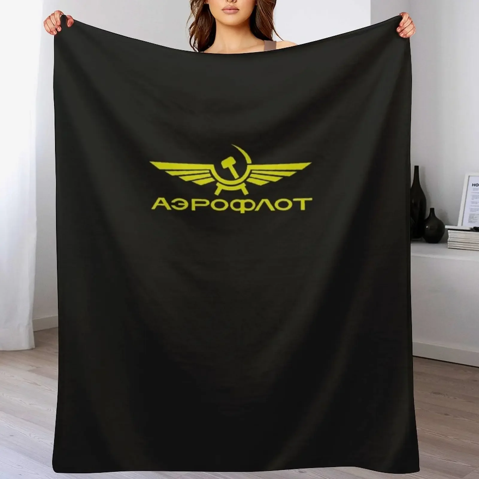 

Home is The Lovely Aeroflot 928 Essential T-Shirt Throw Blanket Cute Plaid Baby Thermal Hairys Blankets