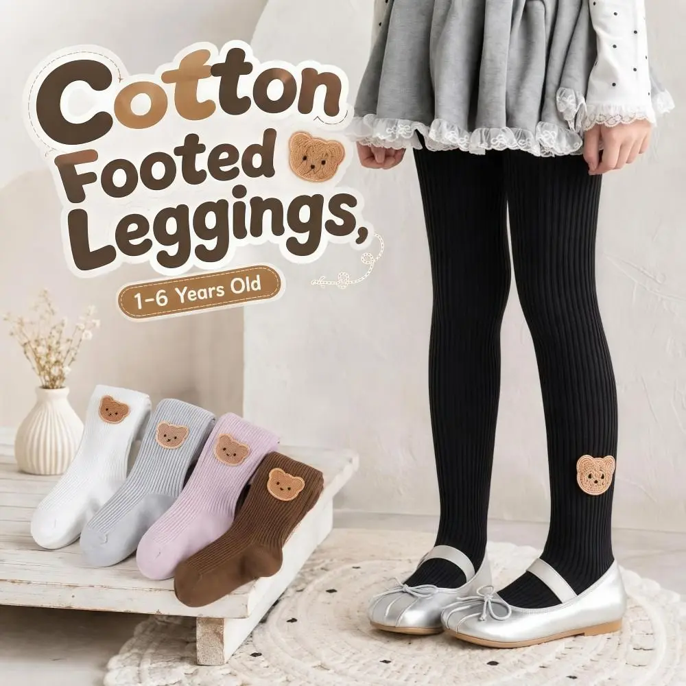 Fashion Soft Baby Legging Tight-fitting Cotton Toddler Pantyhose Warm Lotus Edge Newborn Long Pants Socks Girls 1-6 Years Old