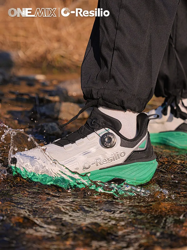 Zapatos de senderismo para hombre Onemix, impermeables y antideslizantes, con absorción de impactos, adecuados para otoño/invierno