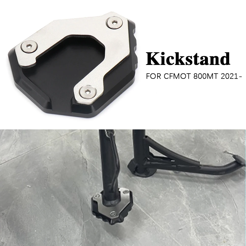 

Motorcycle Kickstand Extender Foot Side Stand Extension Foot Pad Motorcycle Accessories For CFMOTO 800MT 2021 2022 2023 2024