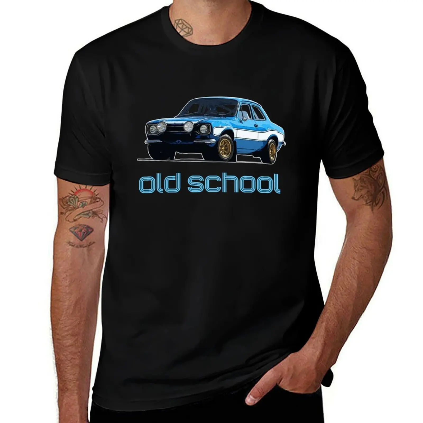 Old School Mk1 Escort I T-Shirt Work Wear Breathable Tee T-Shirt