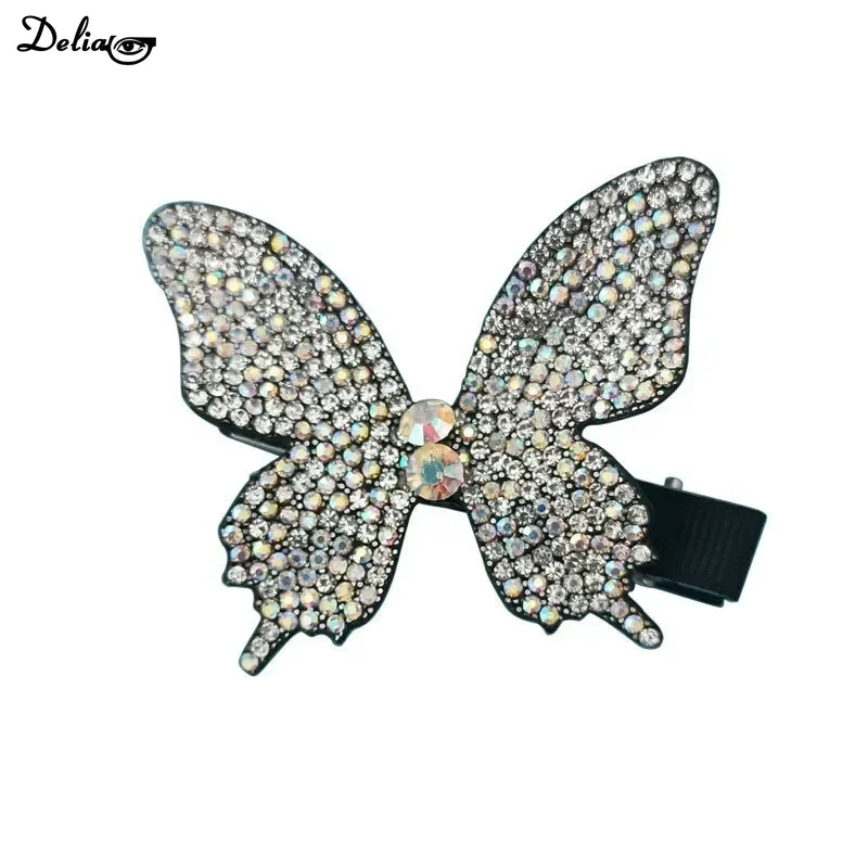 New Butterfly Hair Side Clip Sweet Girls Bangs Barrettes Women Hairdressing Styling Clip Super Fairy Edge Clip Hairpin