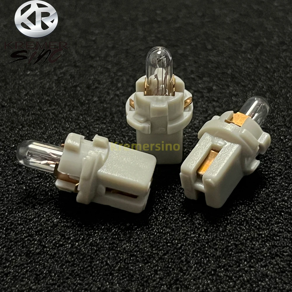 10 Pieces 12V 1.2W B8.7d Bulbs Lamps BAX  Grey for Audi Mercedes Benz BMW Opel Volvo Dashboard Instrument