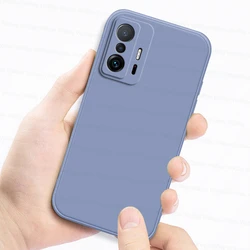 For Xiaomi 11T Pro Case Xiaomi 11T 12T 13T Pro Cover Shockproof Original TPU Liquid Silicone Phone Back Cover For Xiaomi 11T Pro