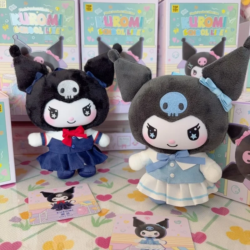

Original New Hot Kuromi Campus Diary Series Trendy Play Blind Box Vinyl Doll Fashion Backpack Pendant Diy Accessories Customized