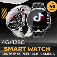 128G ROM WIFI 4G Netword H18 Smart Watch 5MP Camera 1100mAh 1.85\