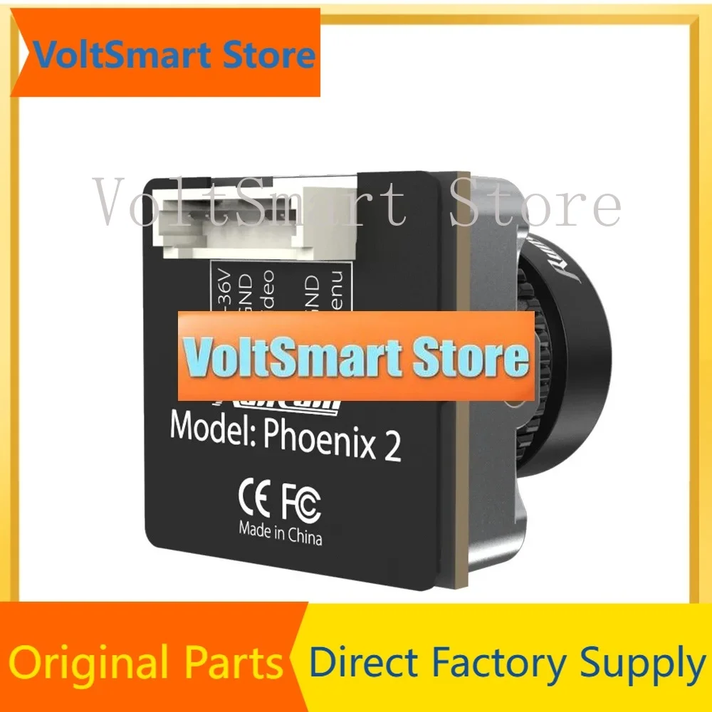 VoltSRunCam Phoenix 2 Joshua Nano All-weather Cross Camera Large Aperturelow Latency 1000 TVL Low Light for Fpv Drone Rc