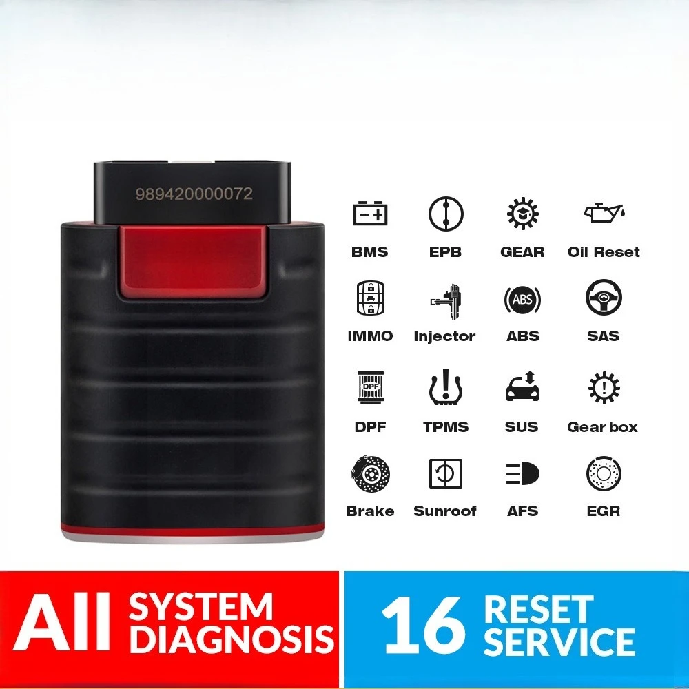 FOR Thin kDiag obd2 car fault diagnosis instrument overseas multilingual version with one year free software wholesale