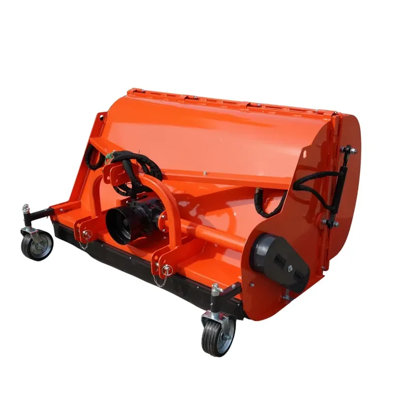 Garden Collecting Grass Flail Mulcher with Pickup and Collector for Tractor