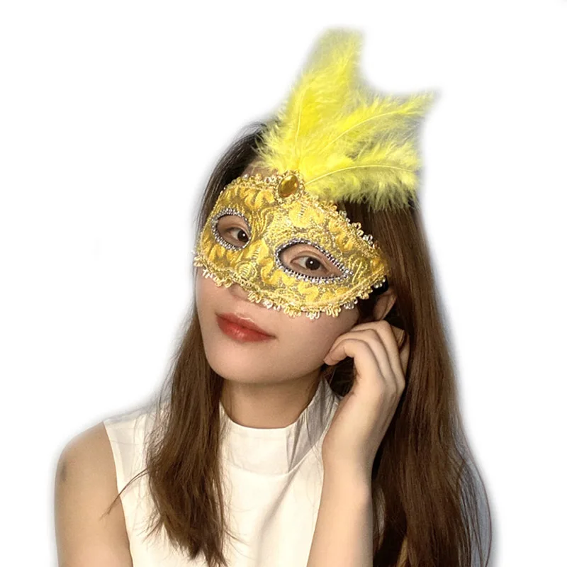 Topeng Bulu Untuk Pesta Topeng 8 WARNA Topeng Putri Pesta Dansa Topeng Pesta Dansa Plastik Topeng Pesta Untuk Karnaval Natal