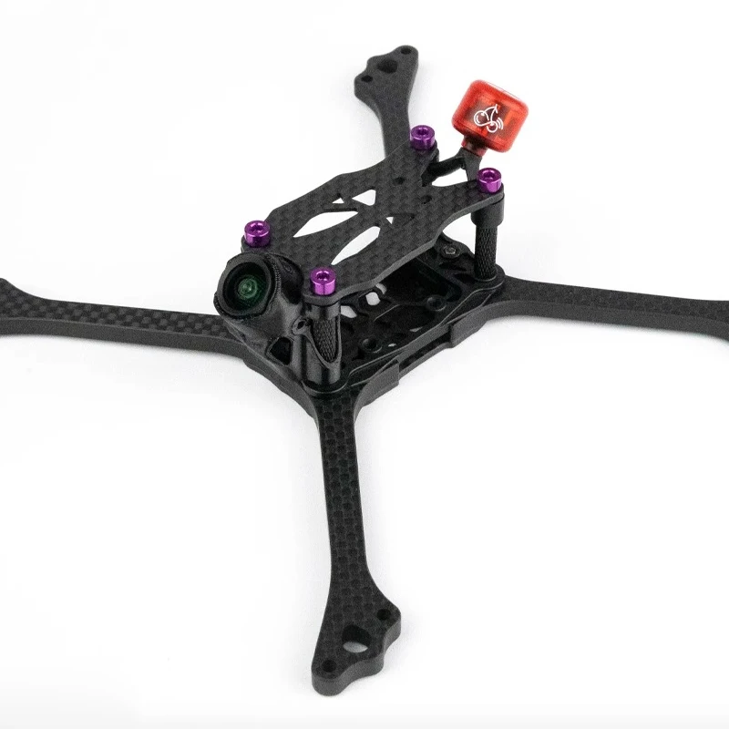 BCROW V6 2025 إصدار 5 بوصة طائرة بدون طيار FPV إطار صحيح X العمارة و 2020 جبل برو سباق إطار من ألياف الكربون نسخة خفيفة للغاية #2