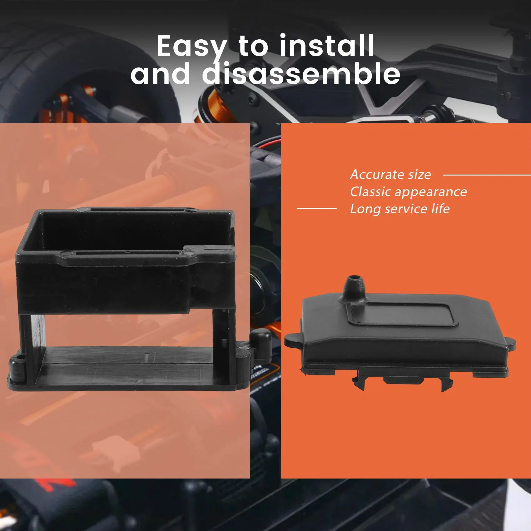 L81A 2025-Servo Ontvanger Doos 8265 Voor ZD Racing EX-07 DBX-07 EX07 DBX07 1/7 RC Auto Upgrade Onderdelen reserve Accessoires