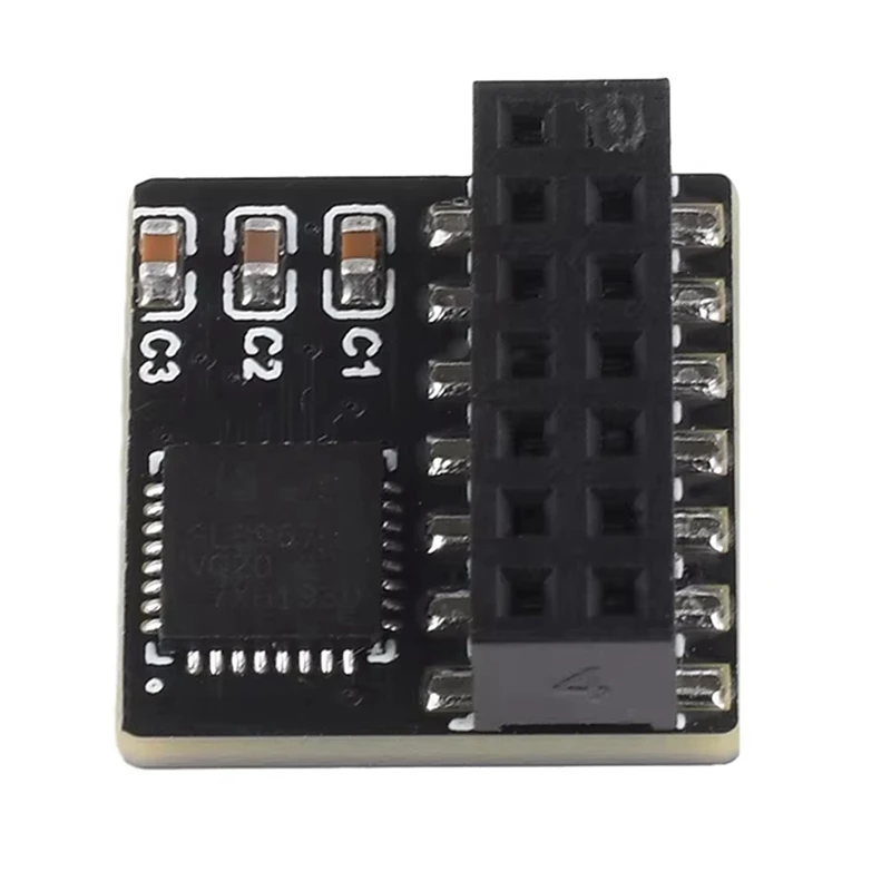 

TPM 2.0 SPI Parallel Encryption Safety Module 14 Pin SPI Remote Card Board Encryption Security Board For ASUS-AB20
